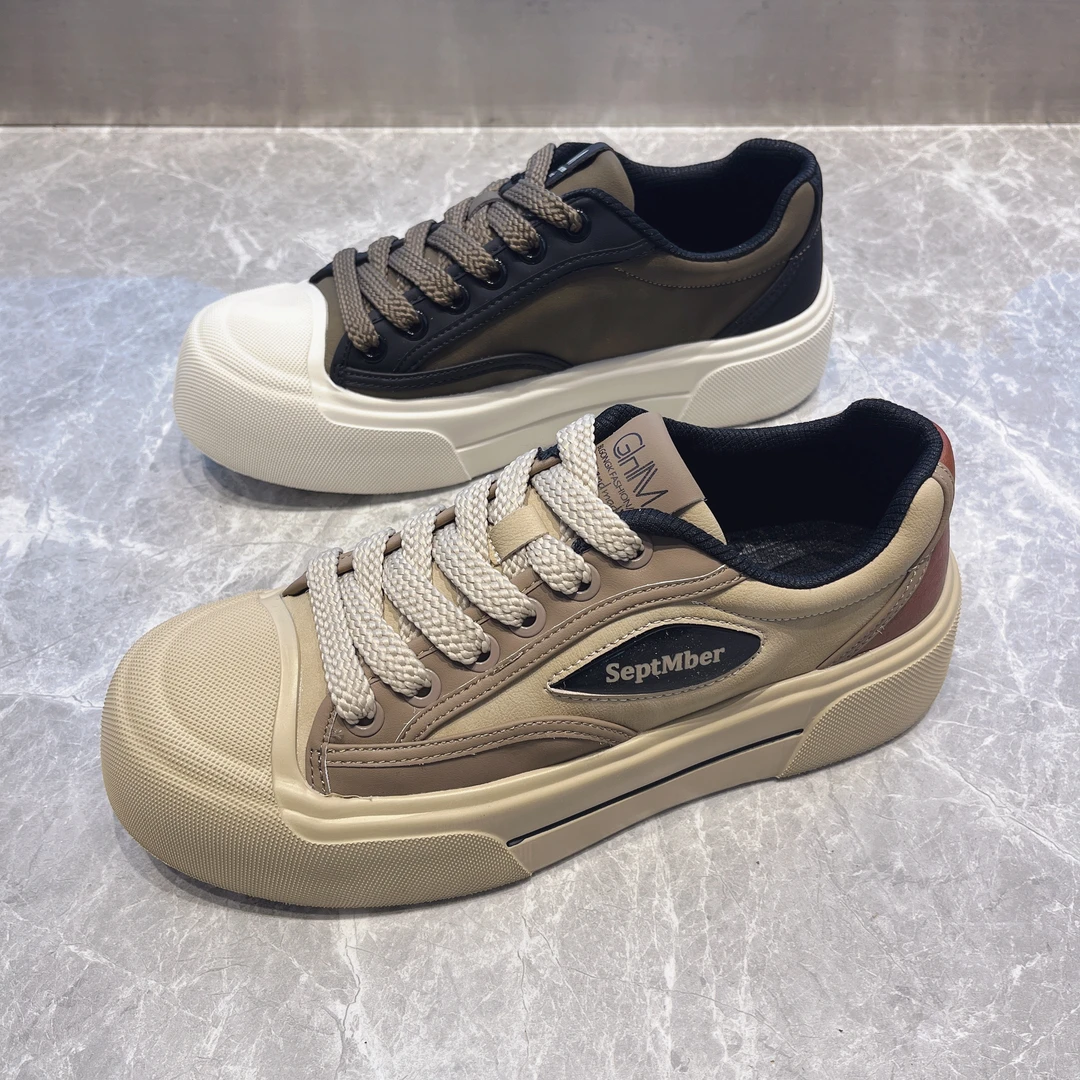 （四季运动鞋）2024年防臭休闲运动鞋时尚潮鞋男士厚底男鞋6525