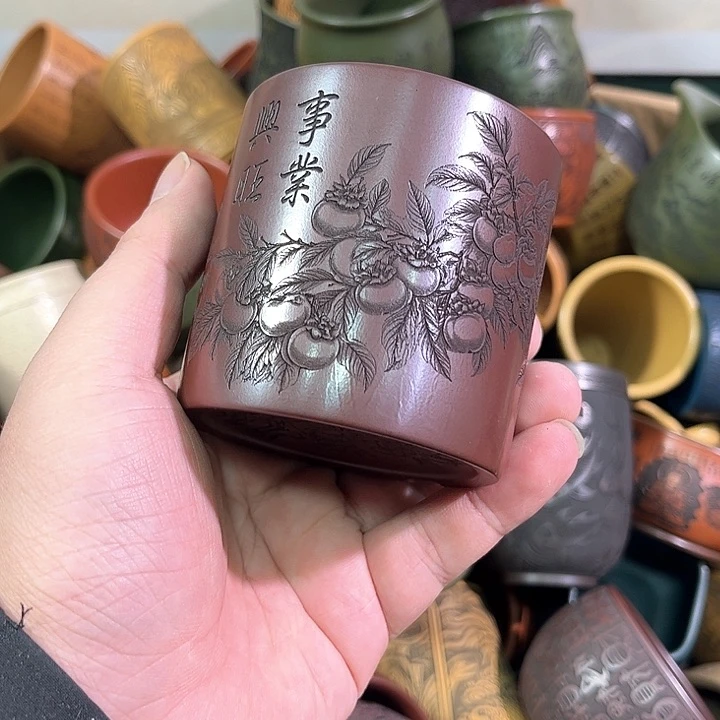 茶杯紫砂全手工紫砂主人杯