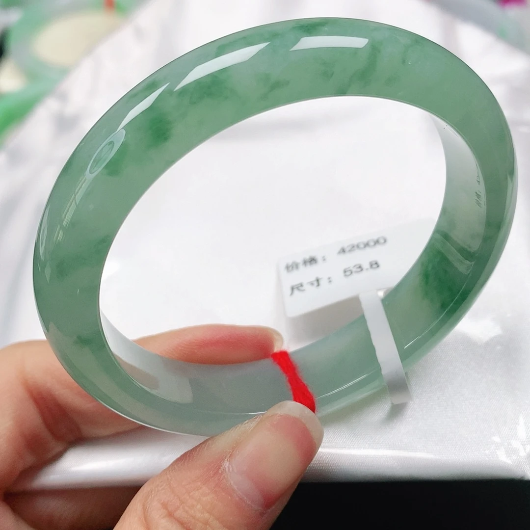 翡翠手镯（贵妃镯）未镶嵌天然翡翠手镯54