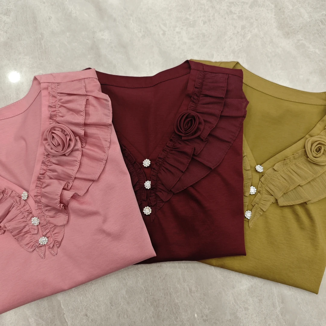 【活动款】2025夏季新款8608 V领休闲时尚百搭韩版T恤