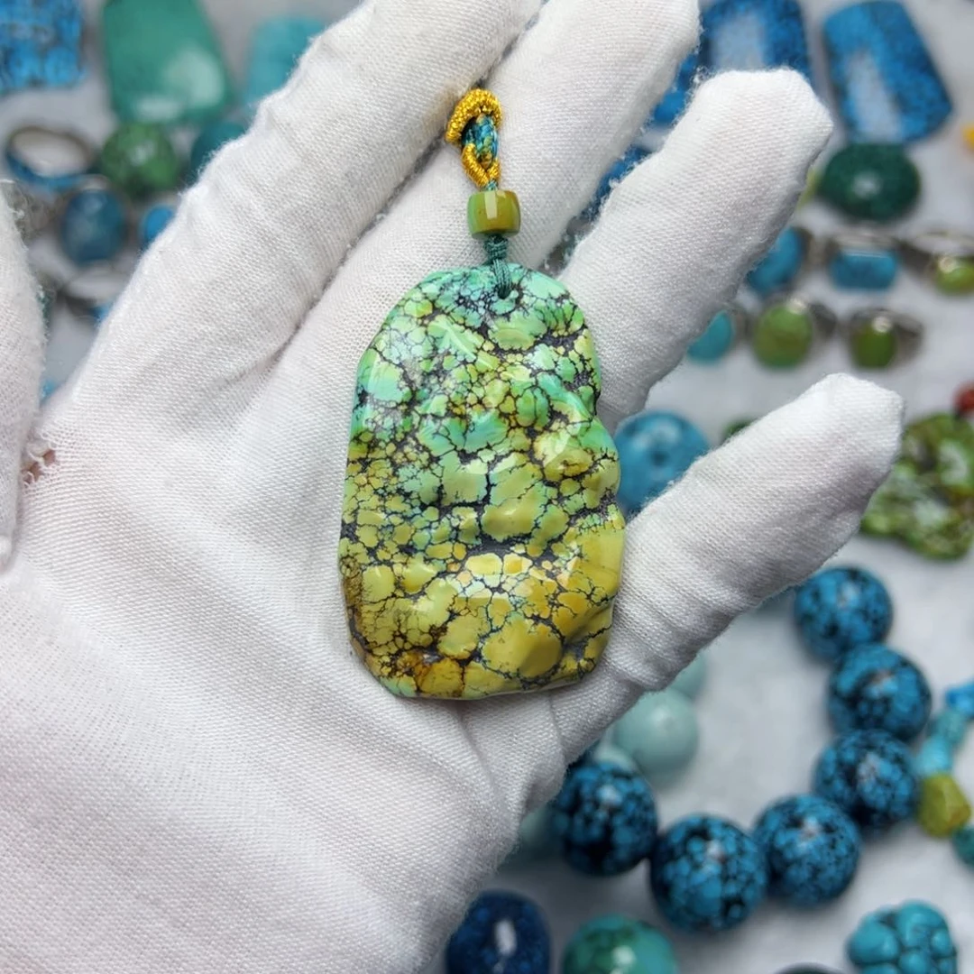 绿松石珠宝奇石未镶嵌