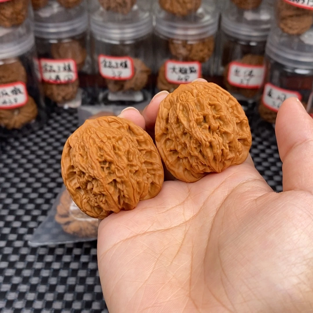 吊坠桃核42麦穗虎头打底