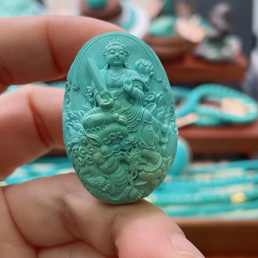 未镶嵌绿松石珠宝半成品