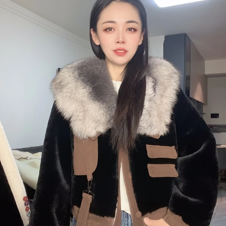 绵羊皮美丽奴皮毛一体M120斤内