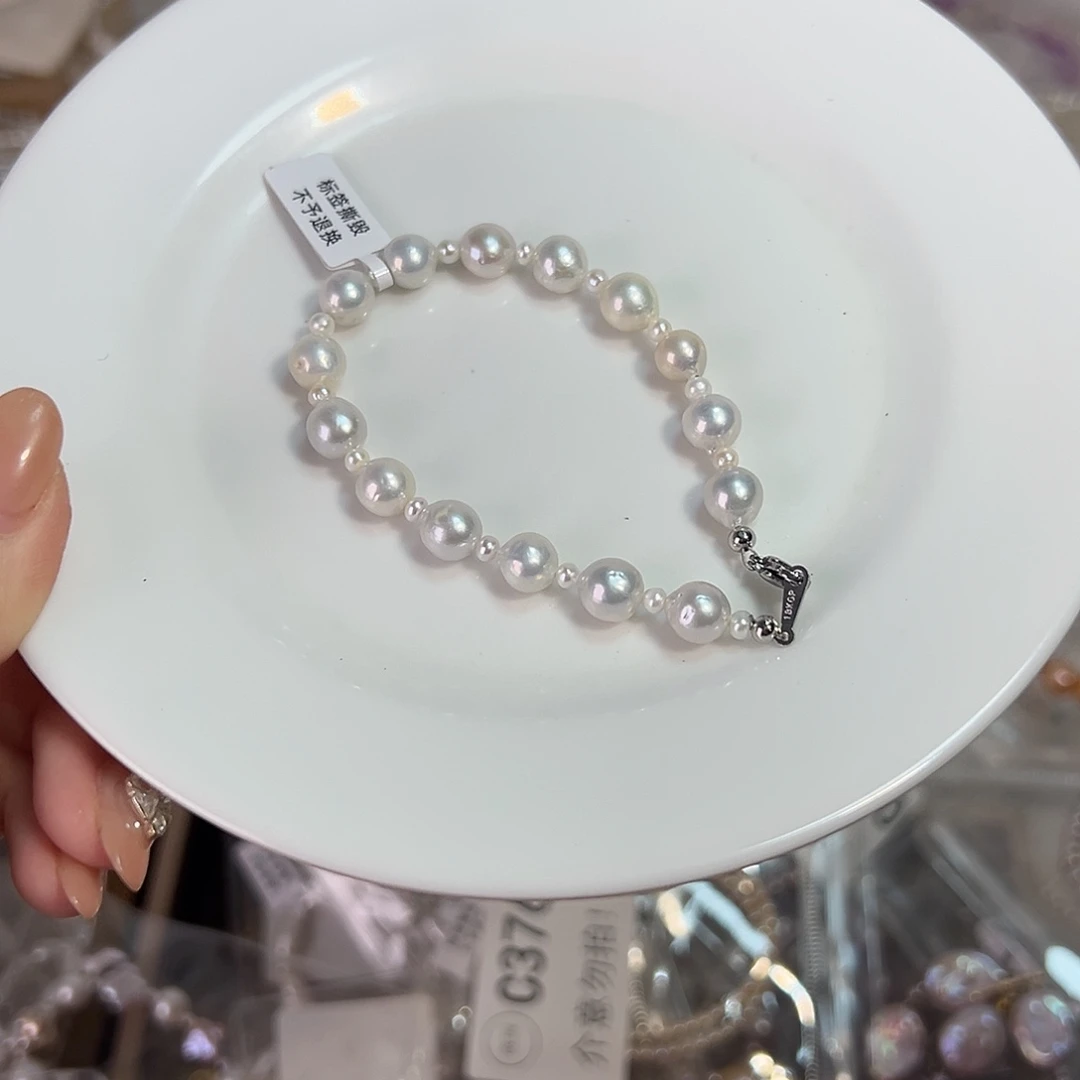 设计款珠宝合金淡水珍珠