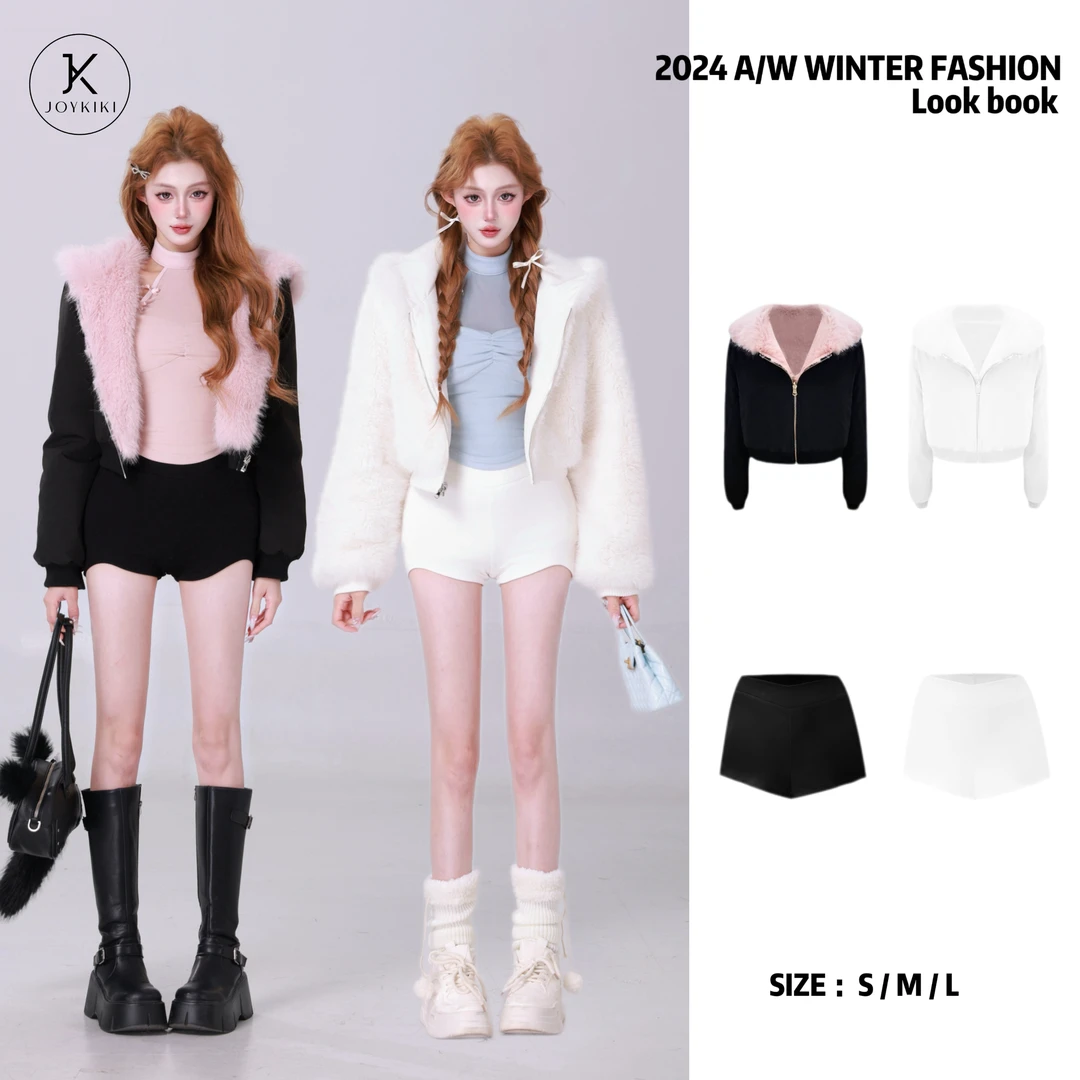 【JOYKIKI 清清!】【少女私服】冬季洋气百搭显瘦小众套装 J24D508