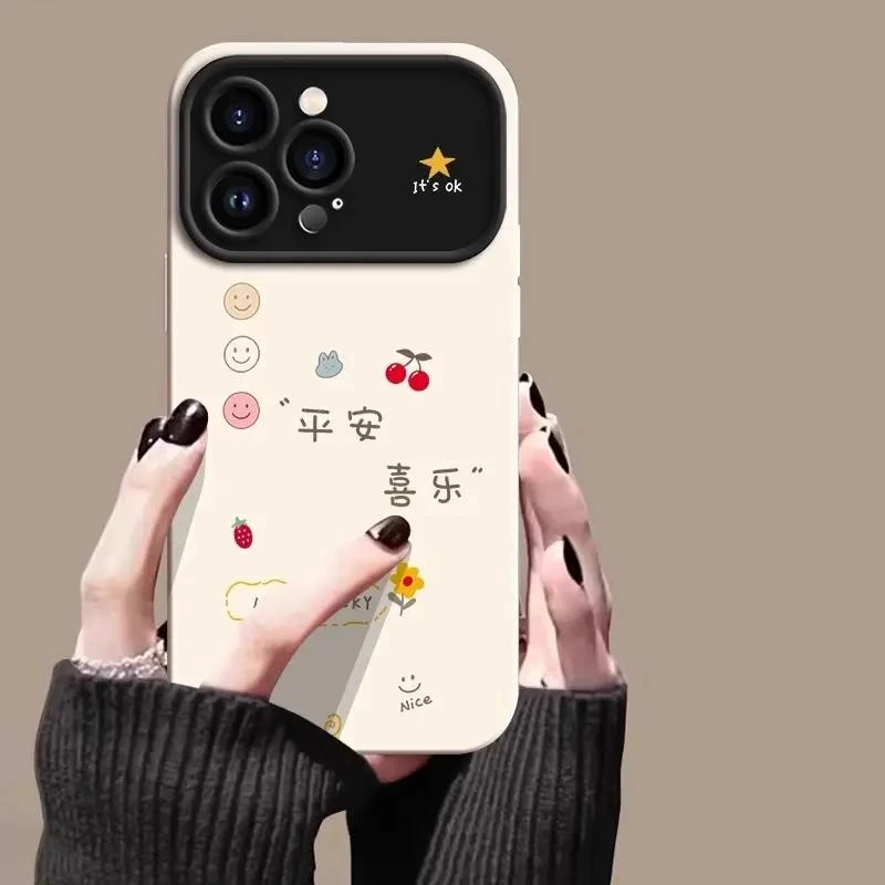 GGBond平安喜乐适用iPhone17新视窗16手机壳华为vivo小米15oppo套