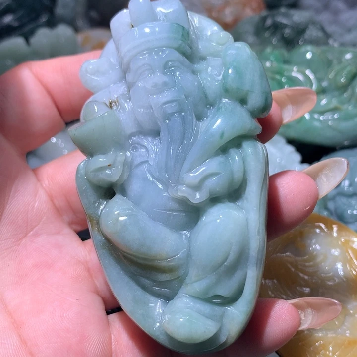 翡翠未镶嵌颈饰保真天然A货翡翠