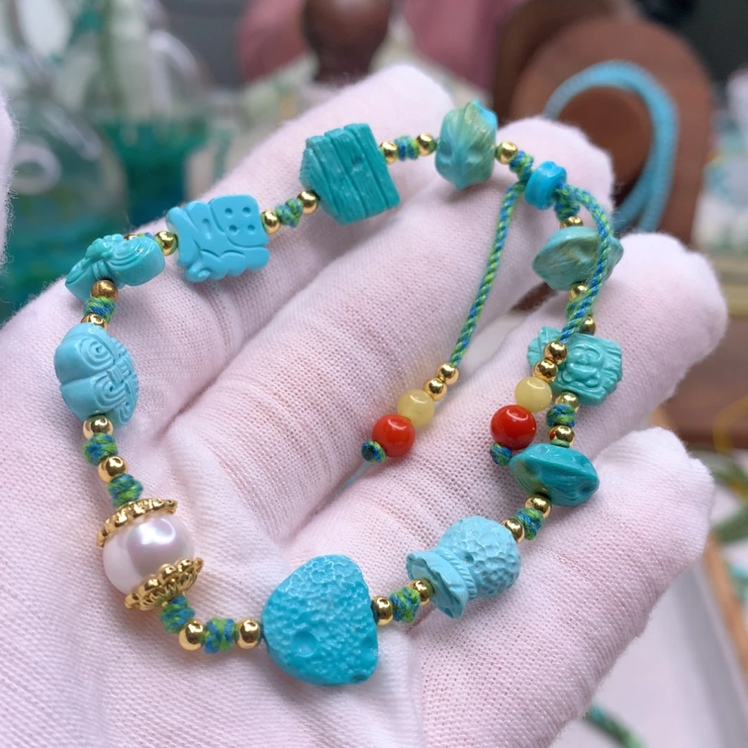 绿松石未镶嵌配饰