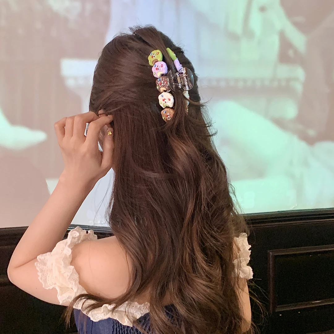 抓夹女高级感2025新款鲨鱼夹后脑勺盘发夹子百搭头饰发饰