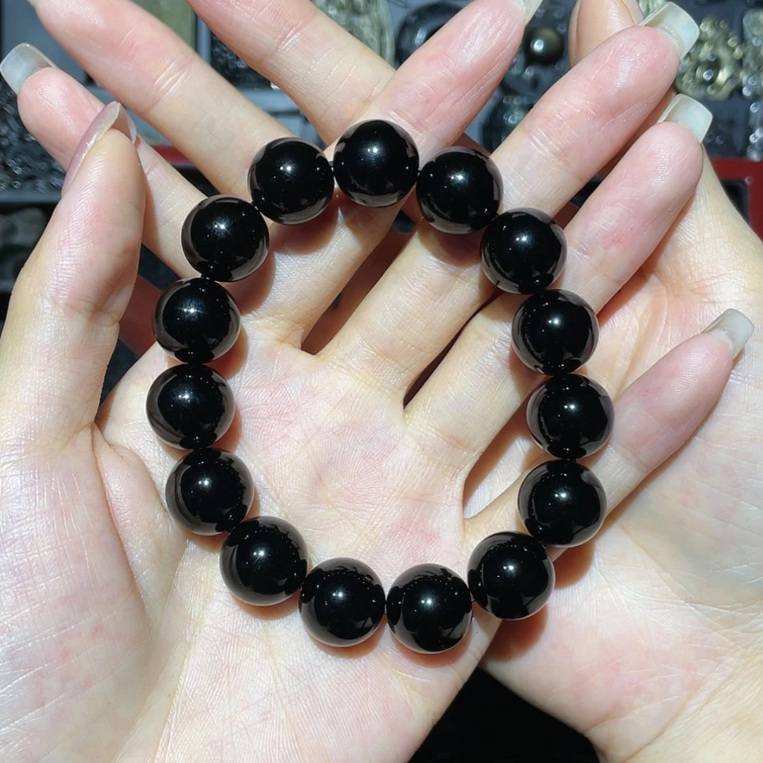 【闪购商品】未镶嵌黑曜岩手链墨****）