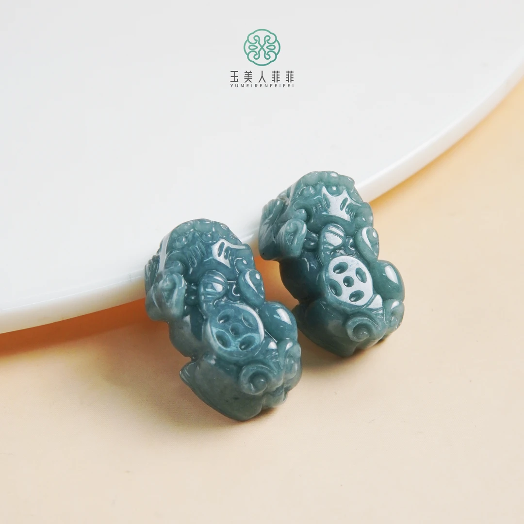 珠光宝气/翡翠貔貅吊坠/多样性发一