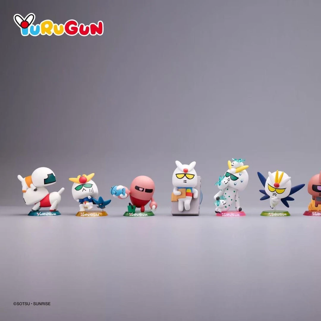 YuRuGun高达QMSV二代第二弹Q萌抽象公仔模型摆件玩具摆件 随机