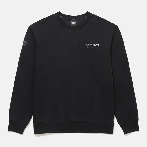 DESCENTE/迪桑特秋季新款加厚打底卫衣刺绣立体标UHT91-b