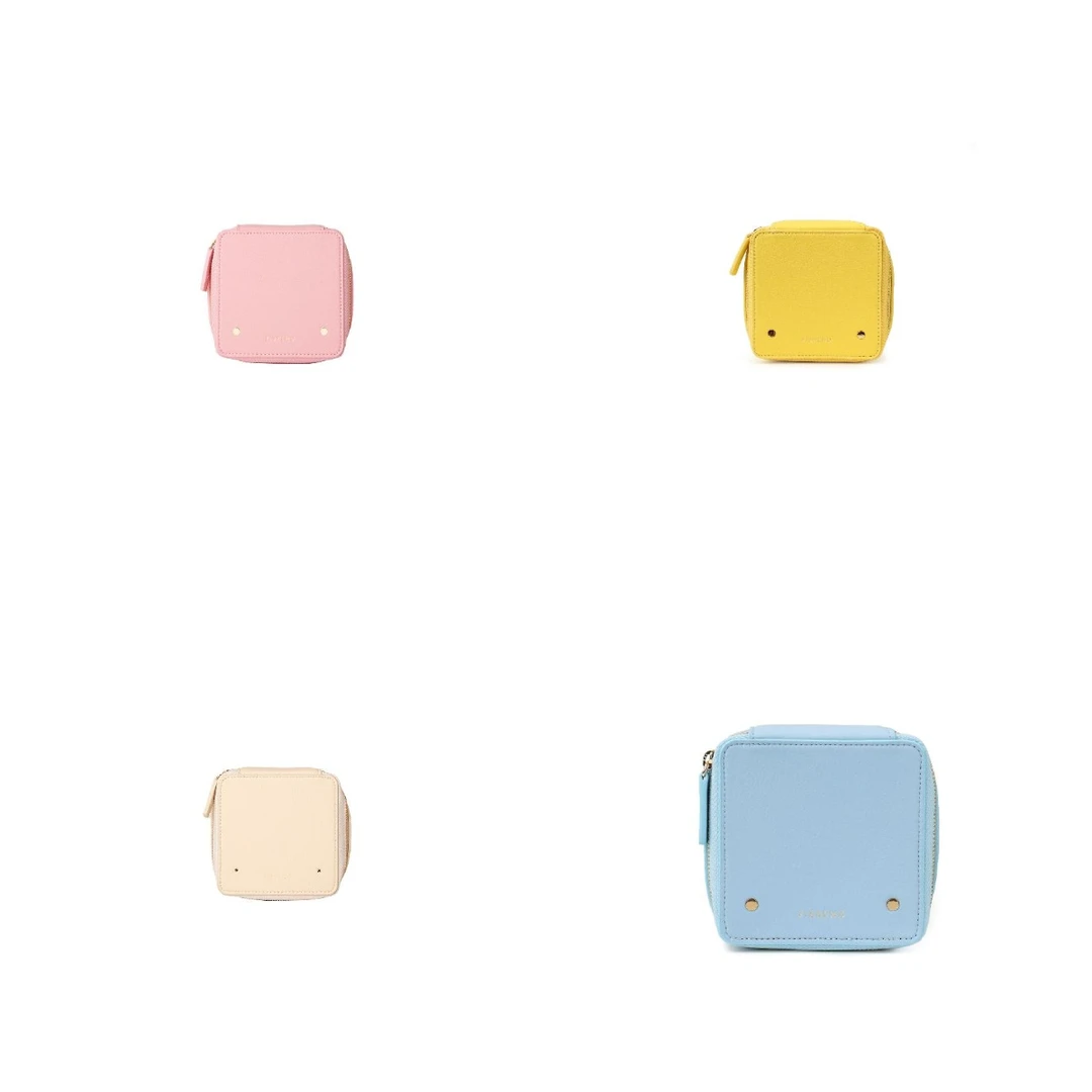 FIBRENO首饰盒拉链综合链接便携时尚小众简约