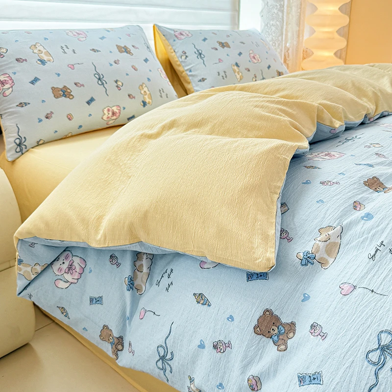 【仁汇优品C】皇冠提花小竺锦四件套