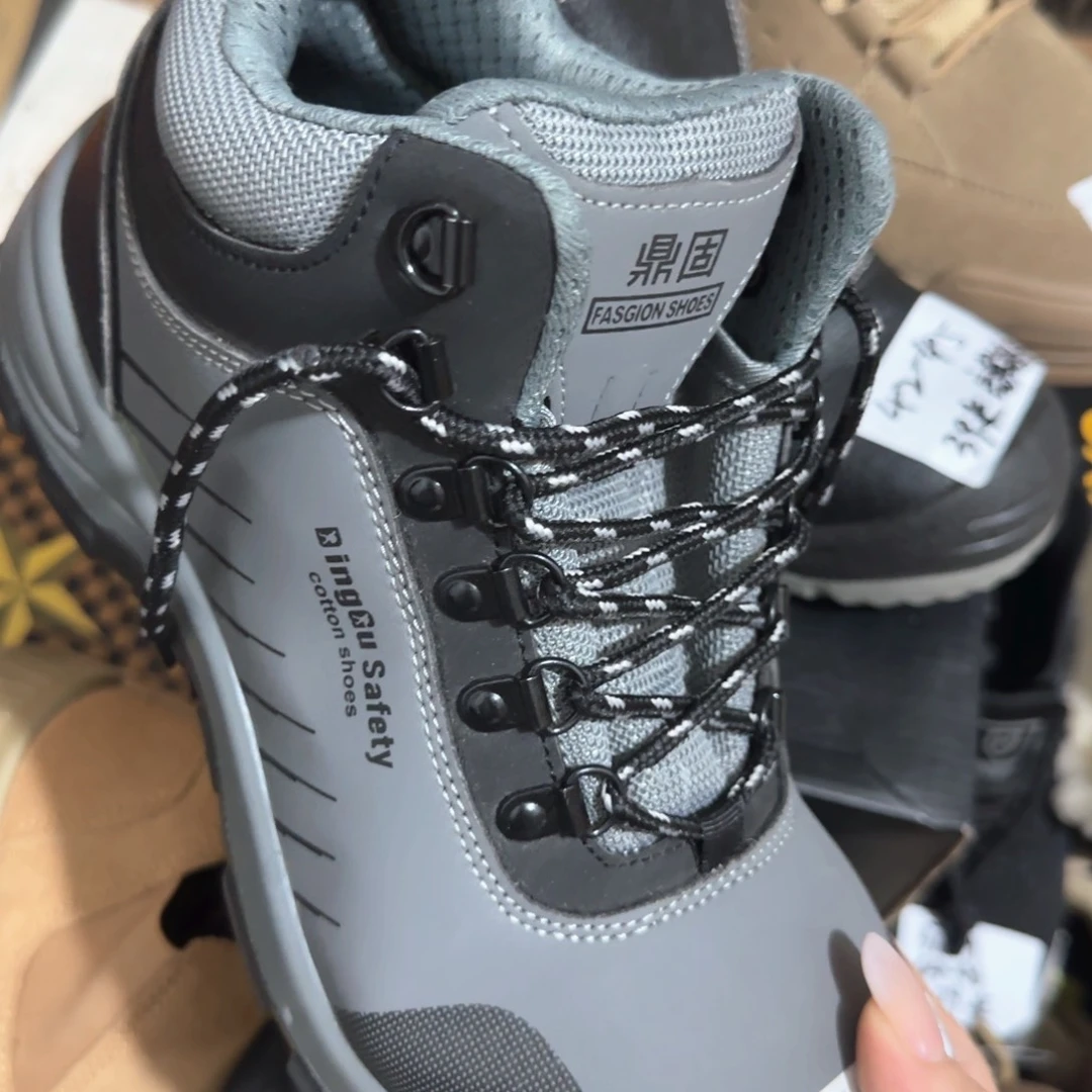 42码灰皮中高帮某固