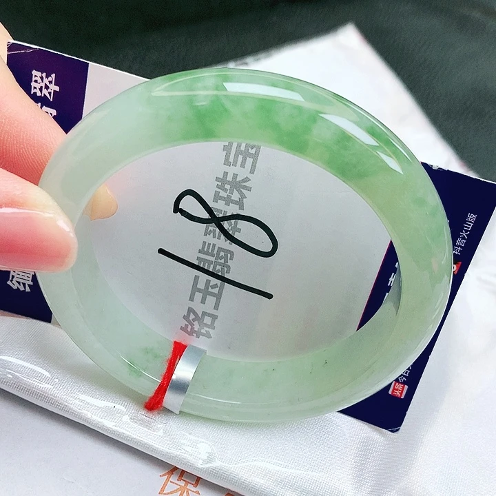 翡翠未镶嵌手镯缅甸天然a货翡翠手镯