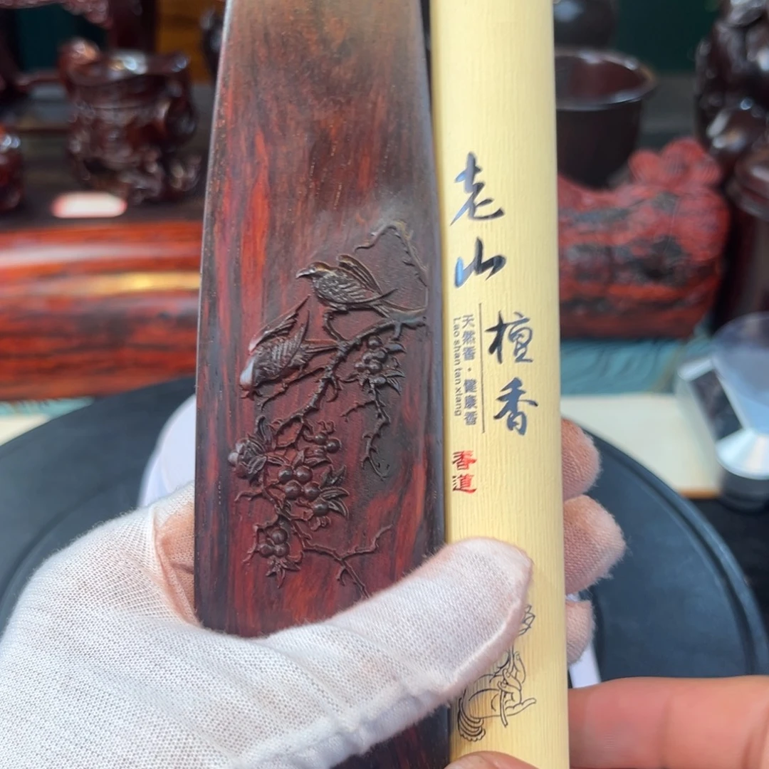 印度小叶紫檀手把件