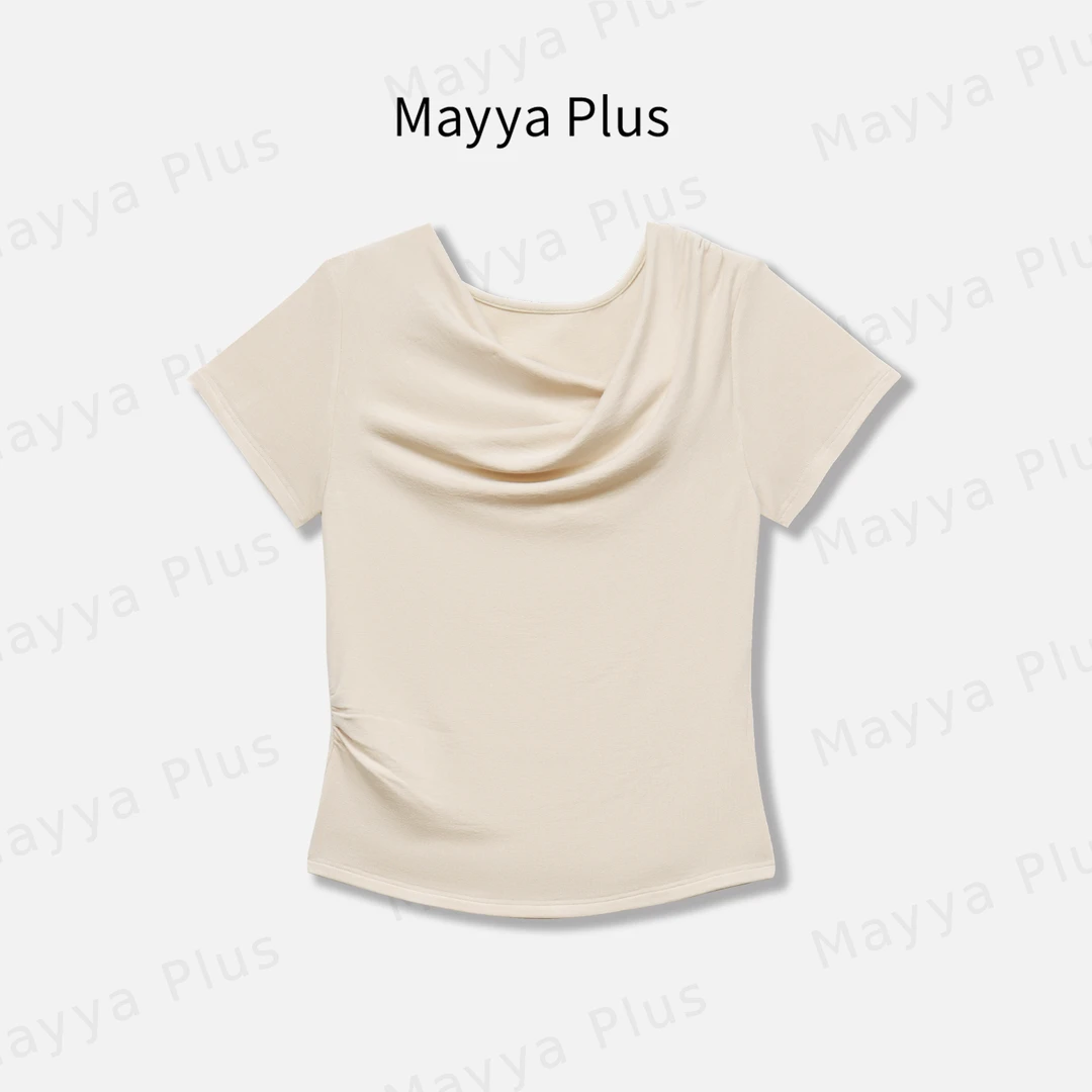 【简言】轻奢气质显瘦欧若风T恤32527152