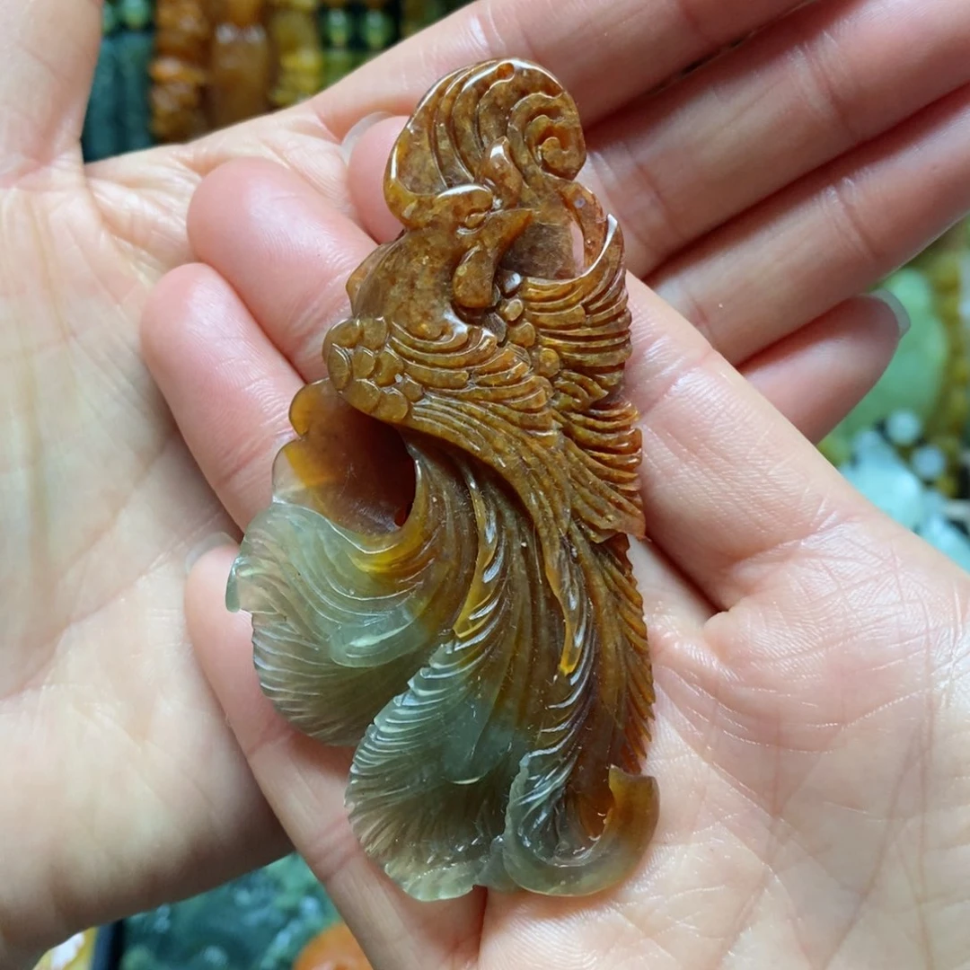 岫玉吊坠(赠链)未镶嵌