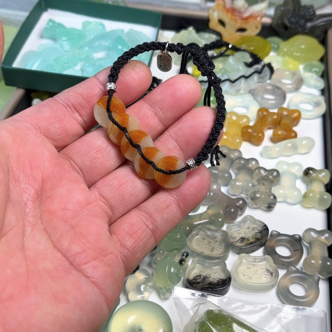 蛇纹石玉原石未镶嵌用****4