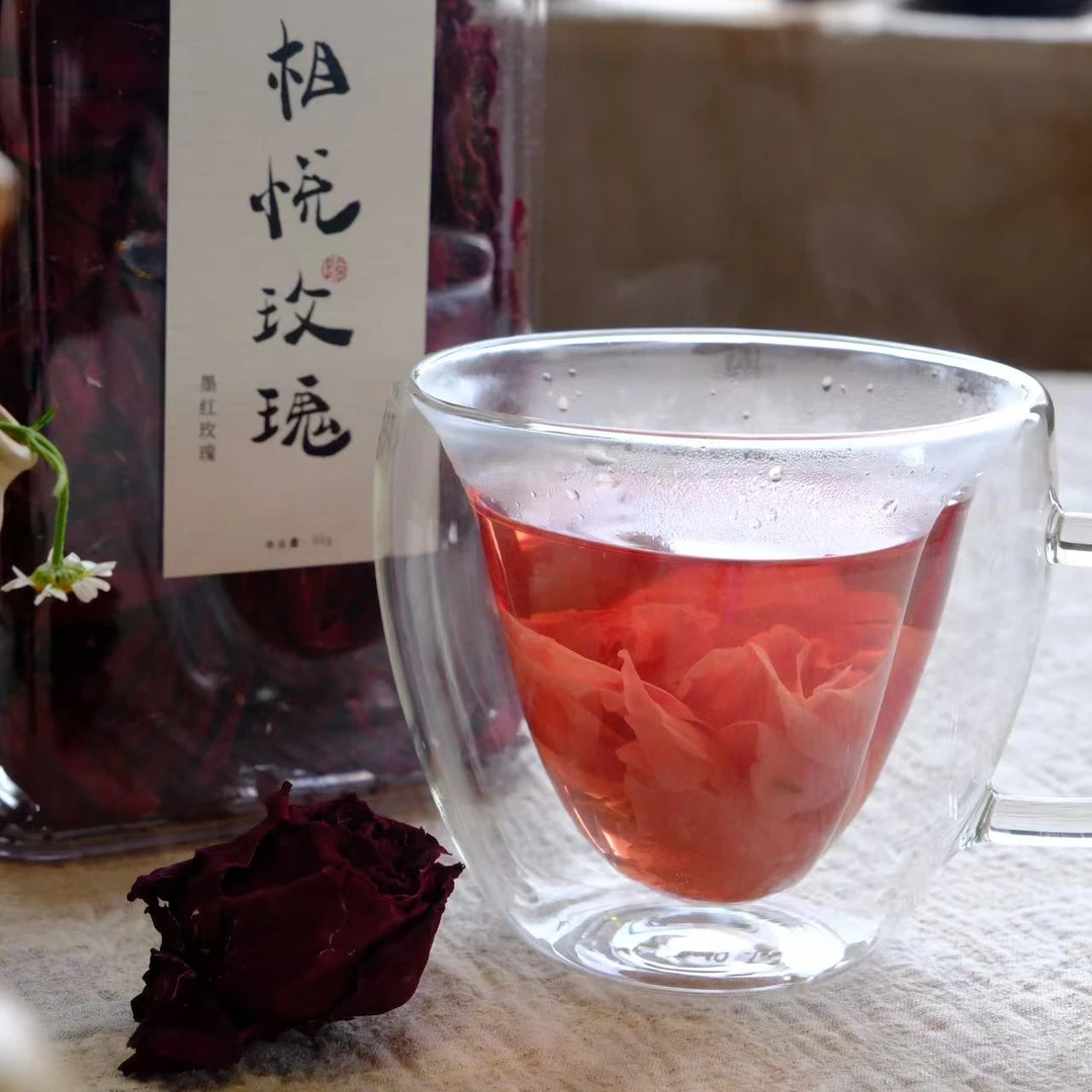 小喜宅 相悦玫瑰+爱心玻璃杯