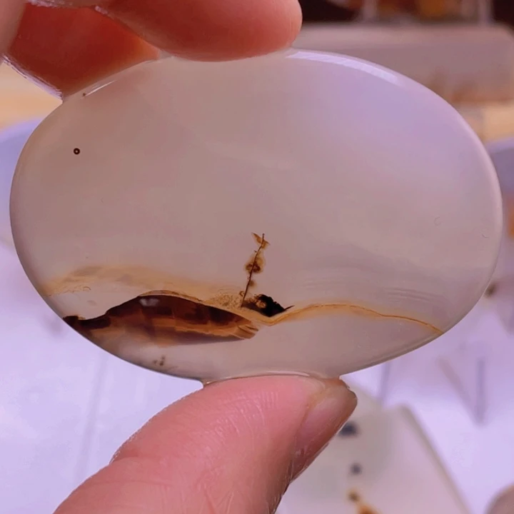 玛瑙/玉髓未镶嵌吊坠(不含链)