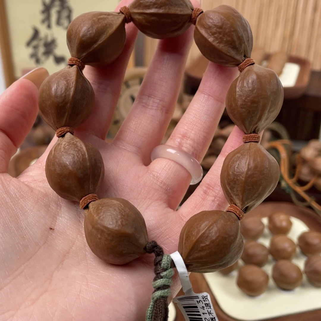 茯***屿橄榄核手串/手链22.5 28梅林铁核
