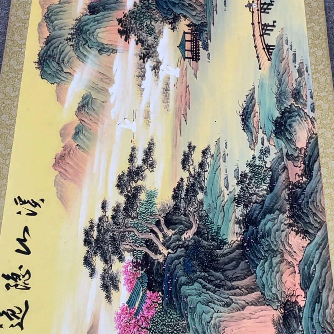 用***4国画老师手笔手绘作品n