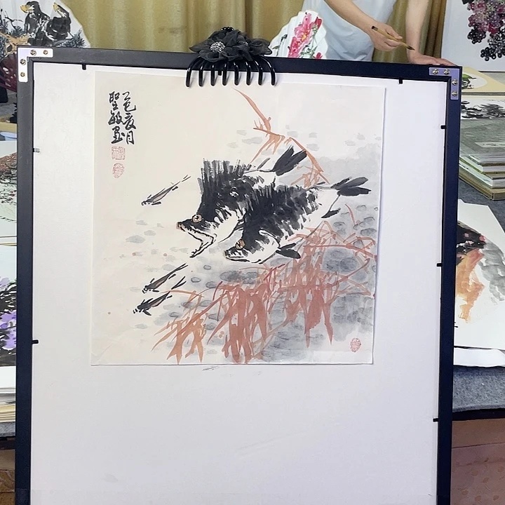 国画张圣敏先生纯手绘作品