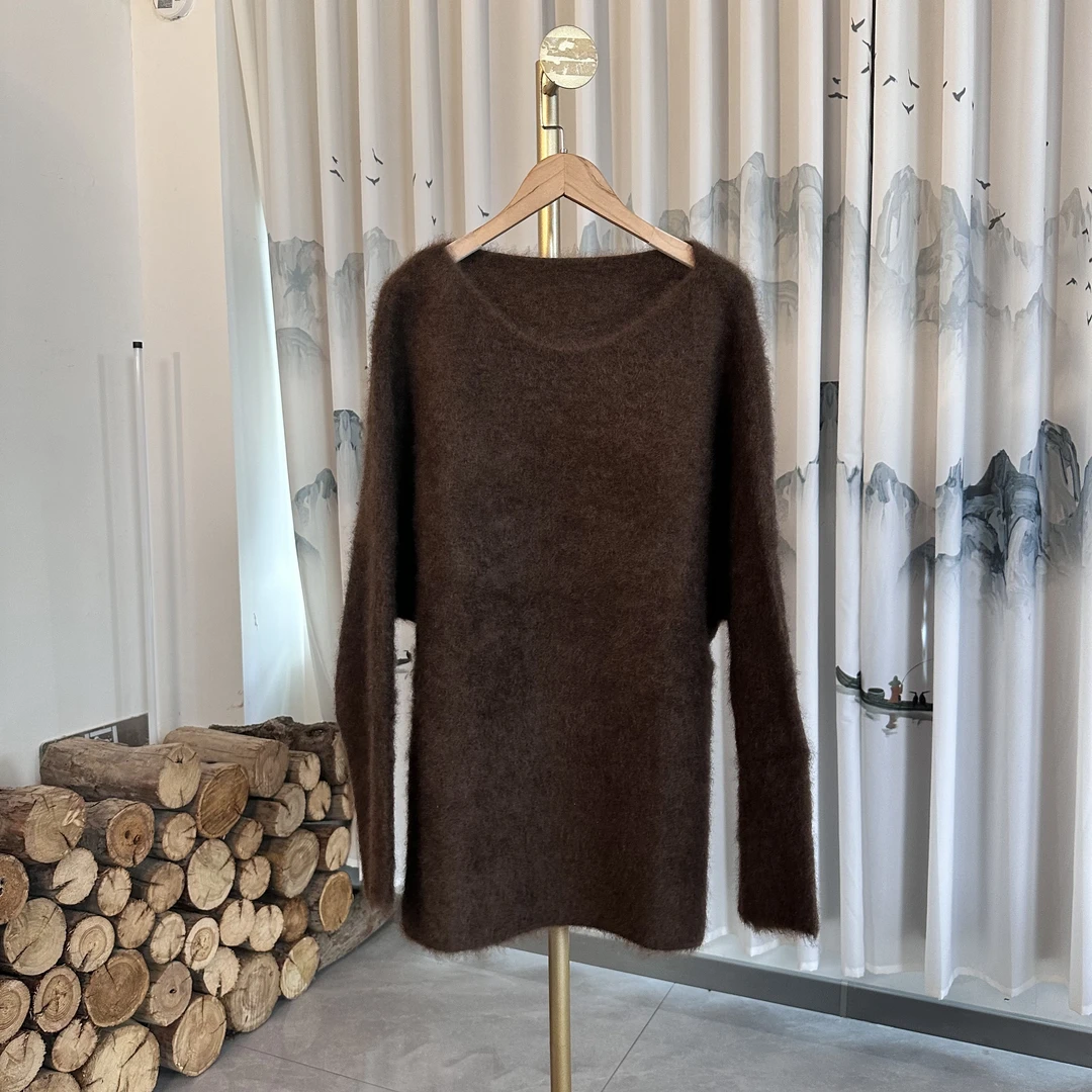 【北美小动物】宽松慵懒保暖一字领