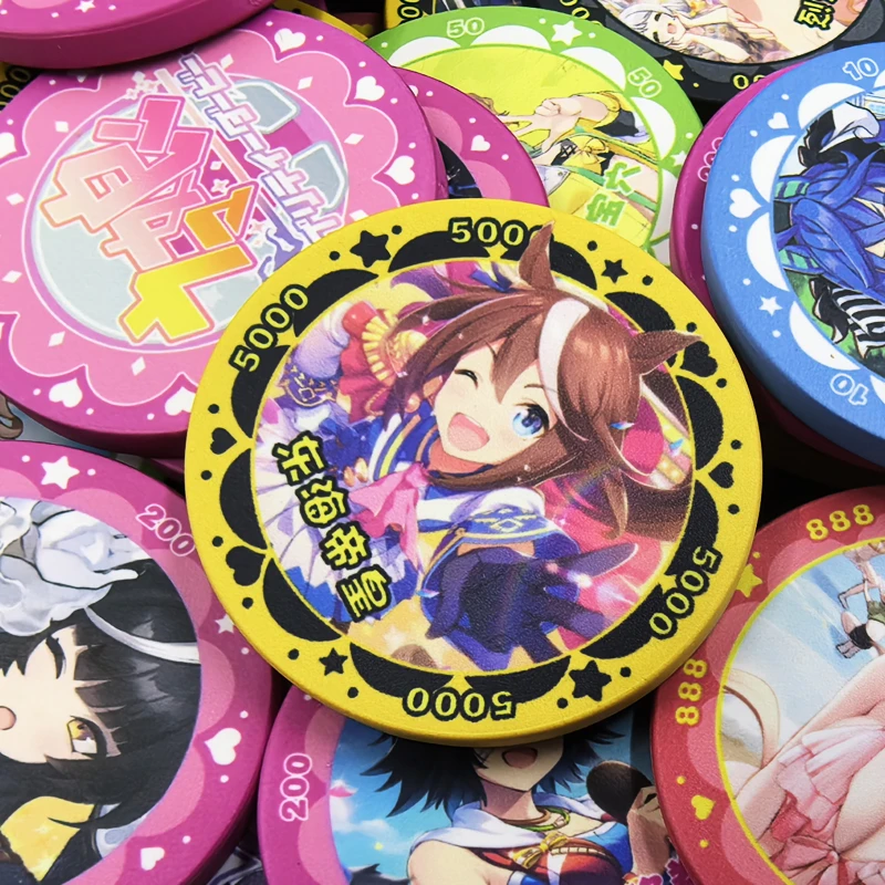 赛马娘陶瓷纪念币国谷谷子人气动漫周边玩具挂件手把件国谷二创