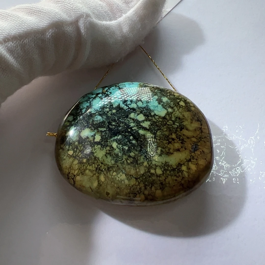 绿松石未镶嵌挂件