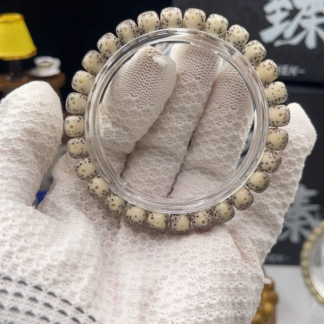 手串星月菩提骨瓷白8×7精抛0003