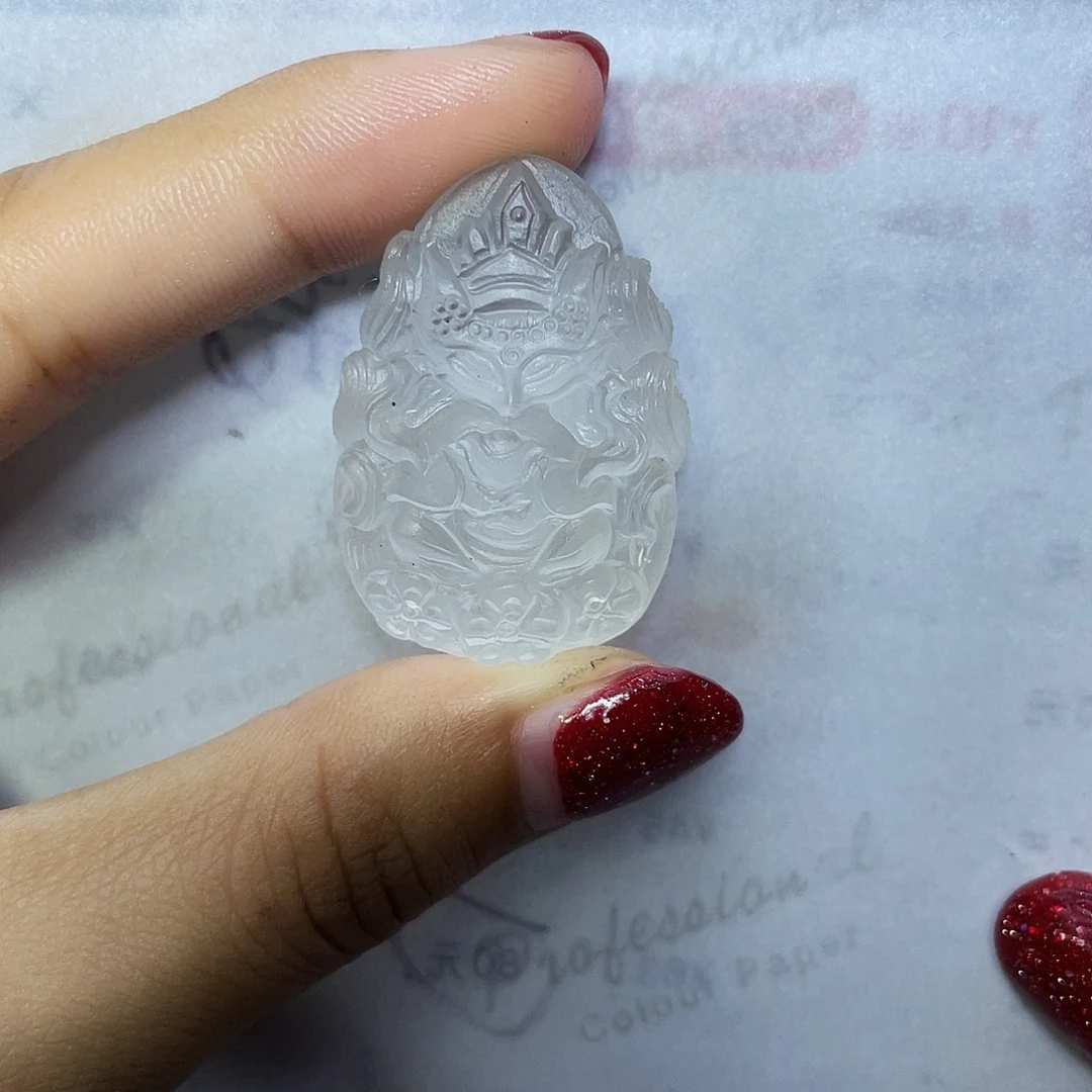 未镶嵌吊坠(不含链)水晶白水晶吊坠