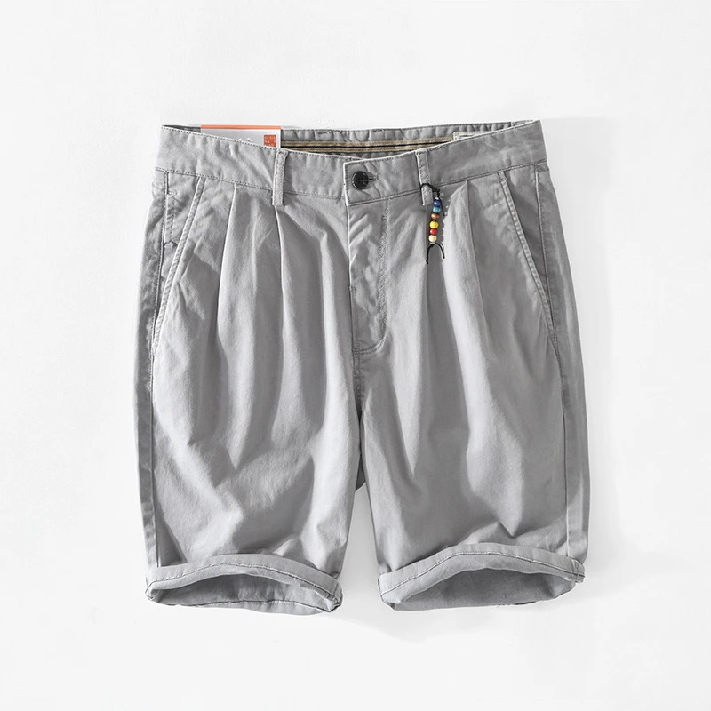 仓石一树工装短裤男士夏季潮流休闲宽松百搭五分中裤轻奢痞帅男装