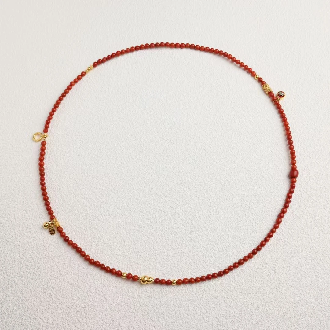 铜合金项链 【晨老板】N 财福双至复古宫廷项链69253568