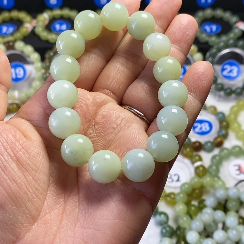 【闪购商品】未镶嵌蛇纹石玉手链?****?卡14