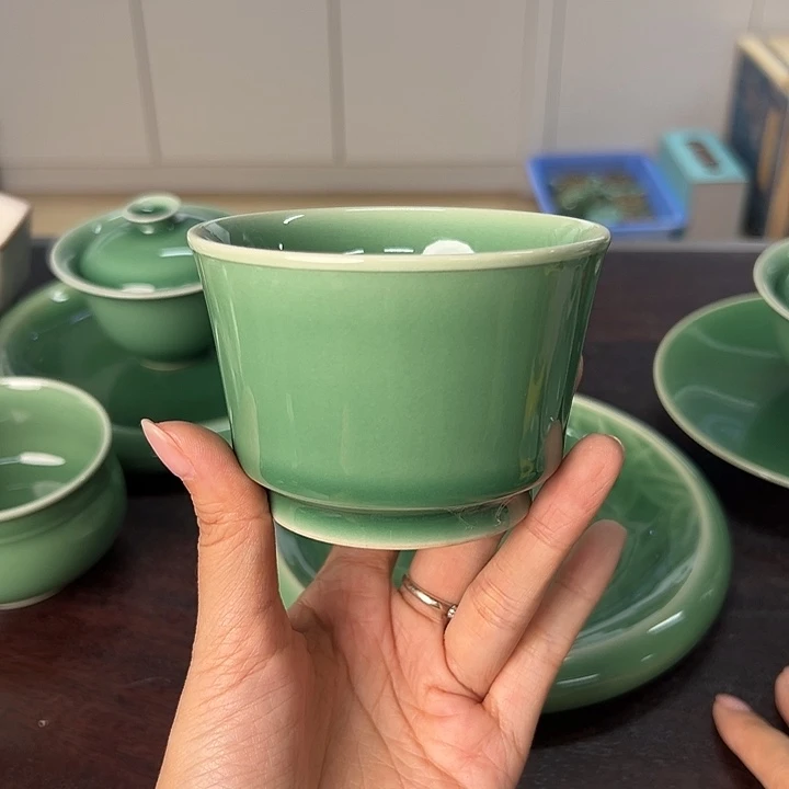小米茶器龙泉云间青瓷