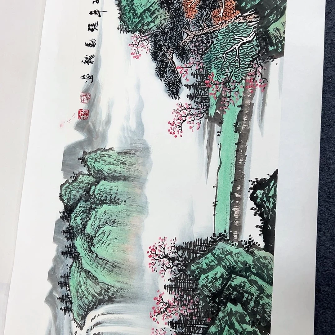 国画宣纸国画纯手绘作品