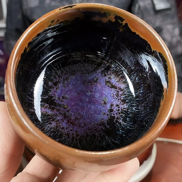 尚峰钧窑作品全手工艺杯