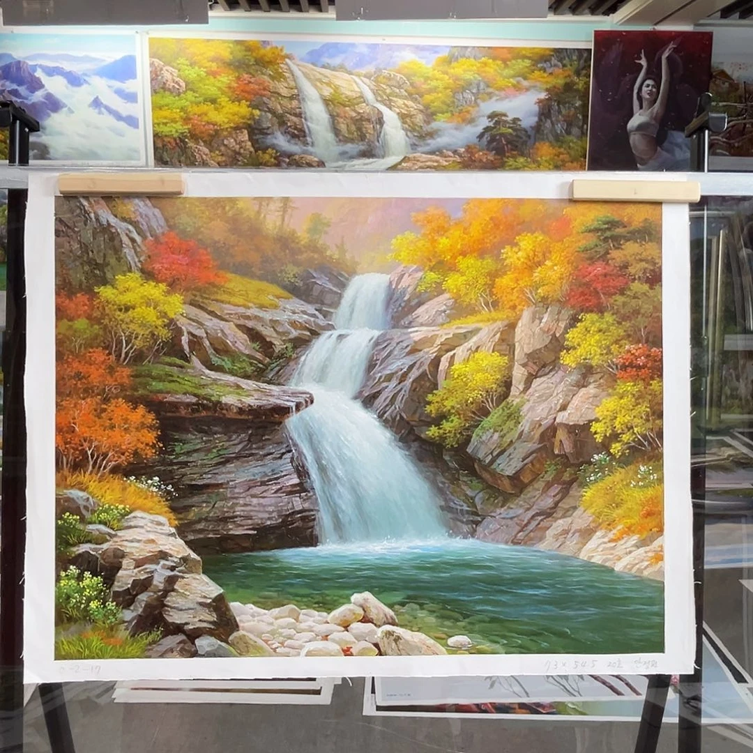 油画朝鲜艺术家73/54