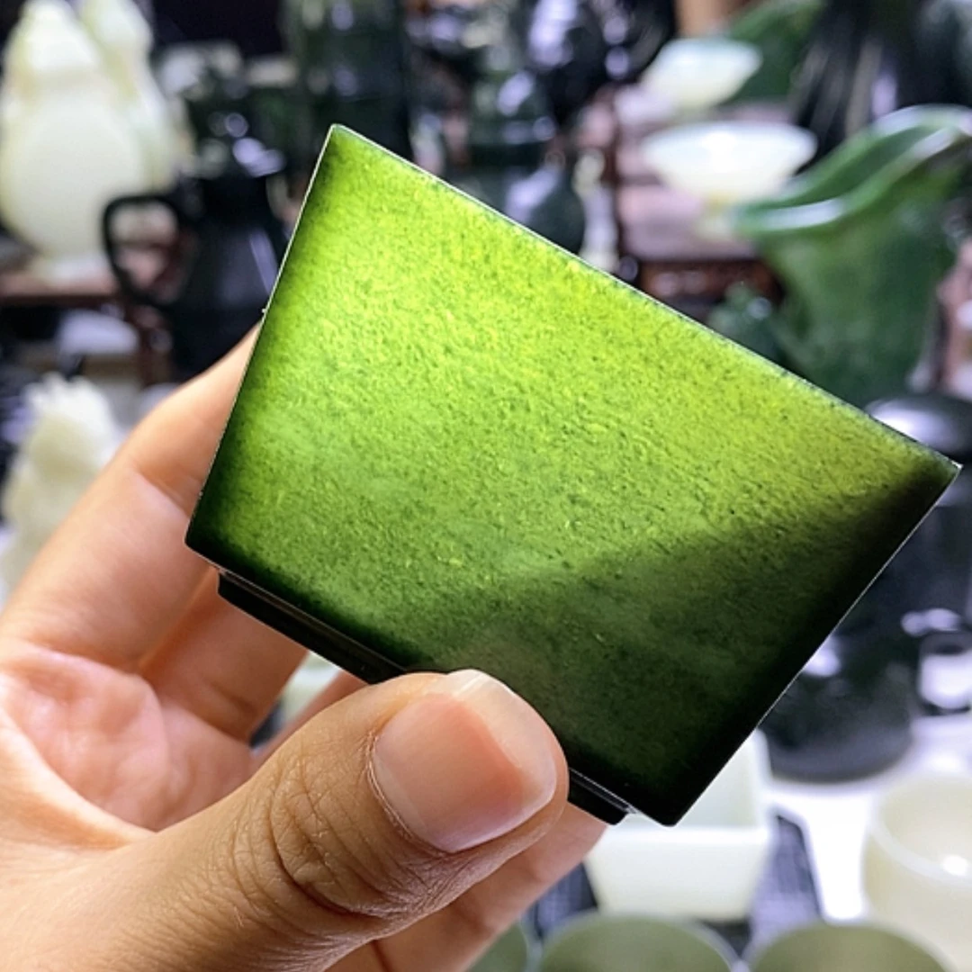 【闪购商品】和田玉未镶嵌摆件方杯