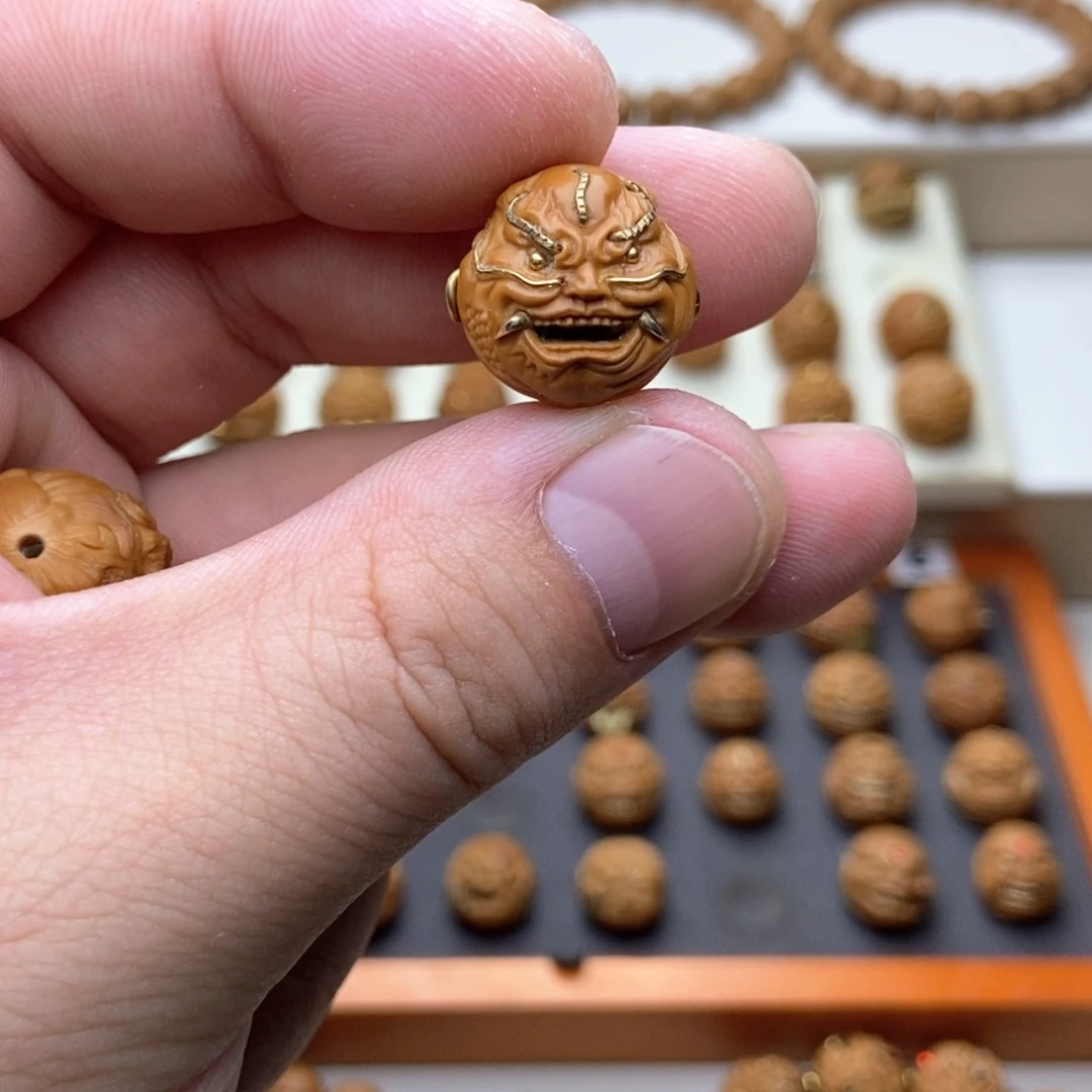 吊坠文玩核桃猴头核桃福利单颗龙僧