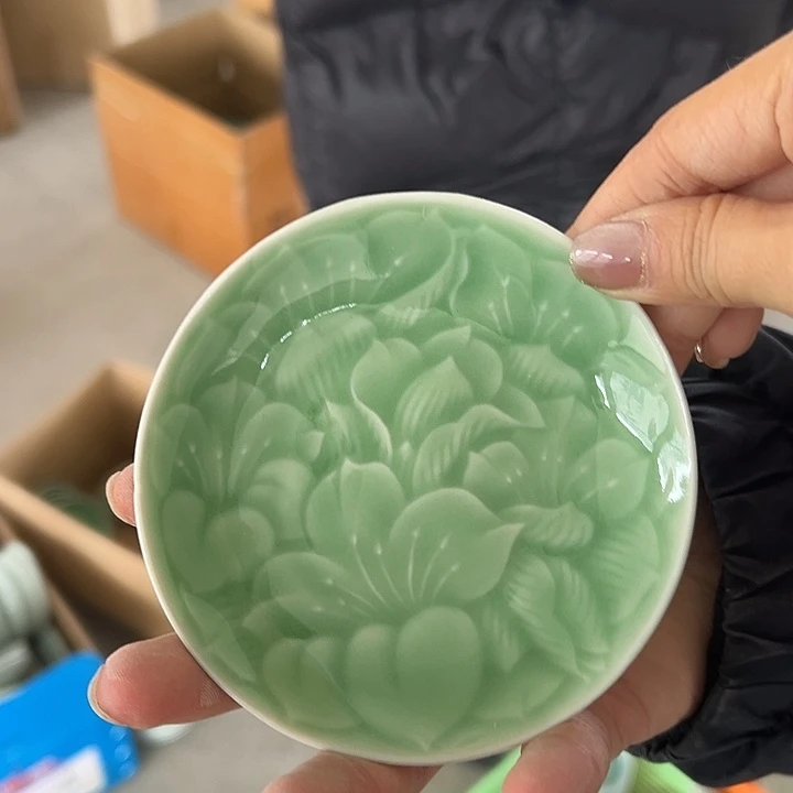 青瓷小米茶器龙泉青瓷