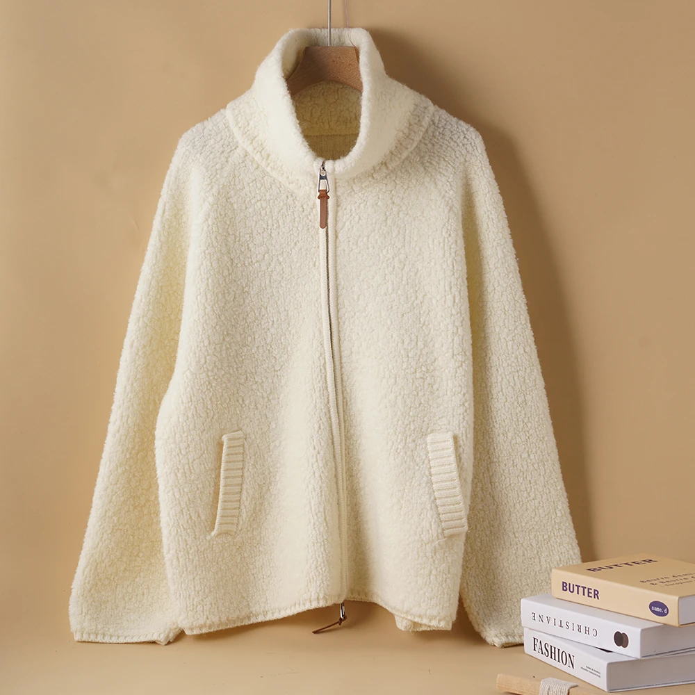 201-210圈圈羊毛韩版女装开衫毛衣女2025爆款早春出游服装洋气