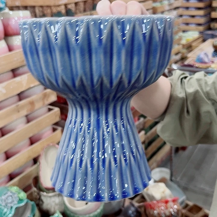 凑单10元陶瓷花盆发货！