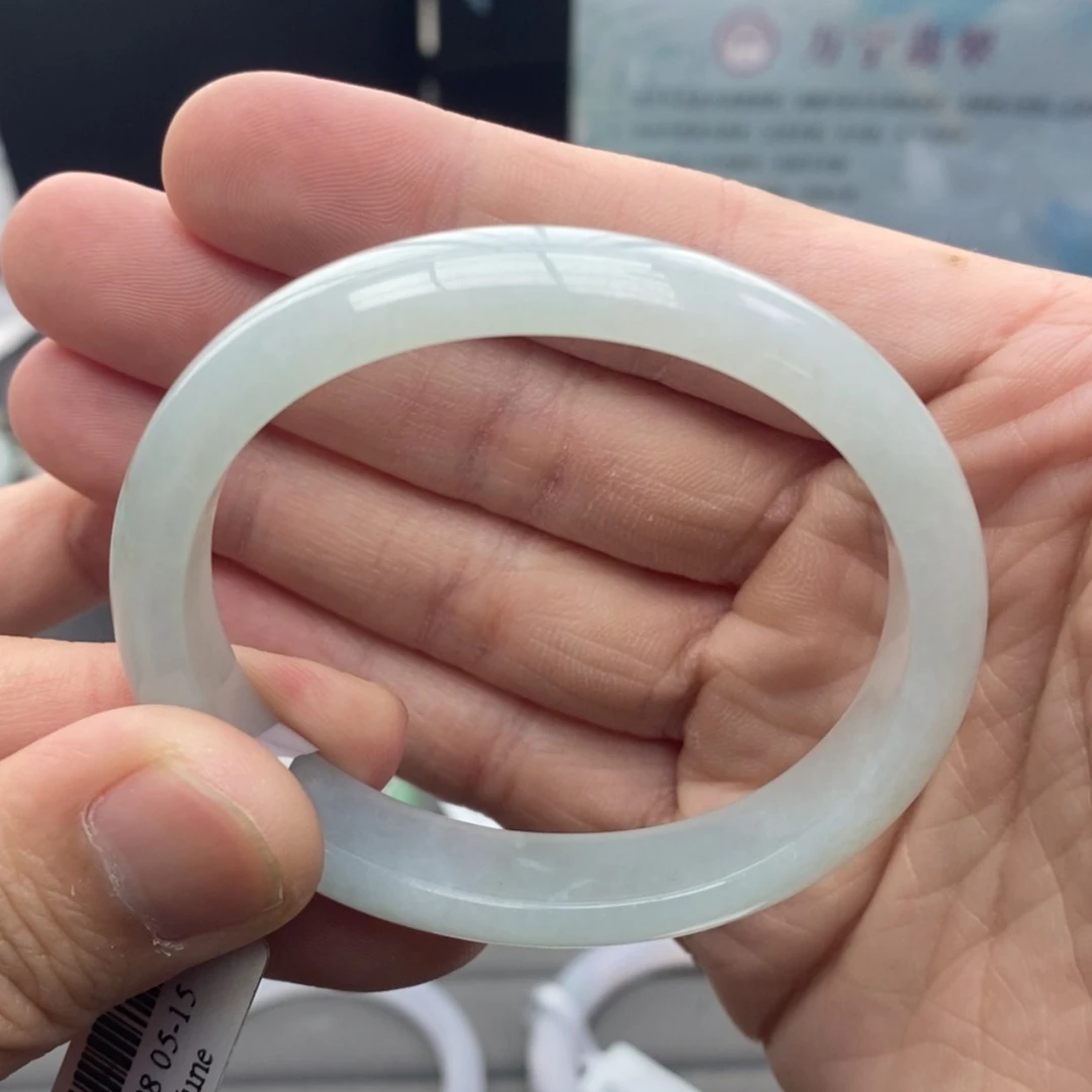 【闪购商品】未镶嵌手镯翡翠翡翠正圈52.5可戴