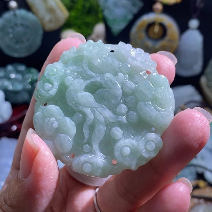 【闪购商品】颈饰未镶嵌翡翠喜上